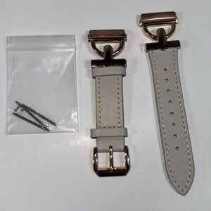 Wearlizer Leather beige smart watch Band